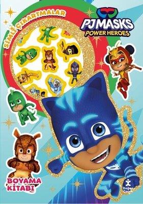 Pjmasks Power Heroes - Star Simli Çıkartmalı Boyama Kitabı - Kolektif 