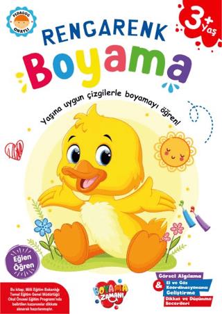 Rengarenk Boyama 3 Yaş - Kolektif | Boyama Zamanı - 9786258482249