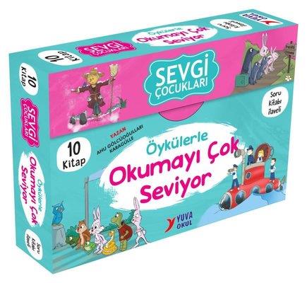 Sevgi Çocukları Öykülerle Okuduğunu Anlıyor Seti (10 Kitap) - Ahu Gölc