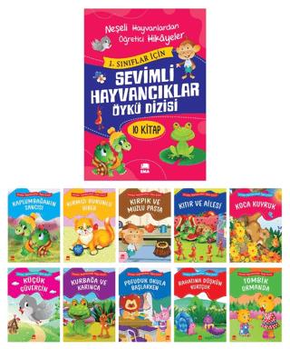 Sevimli Hayvancıklar Öykü Dizisi 10 Kitap - Kolektif | Ema Çocuk - 978