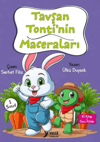 Tavşan Tonti Nin Maceraları (10 Kitap) - Ülkü Duysak | Yuva Yayınları 