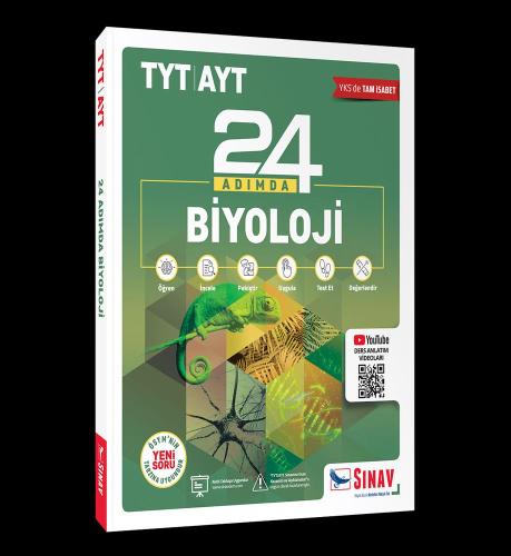 Tyt Ayt Biyoloji Konu Anlatımlı Soru Bankası 24 Adımda - Kolektif | Sı