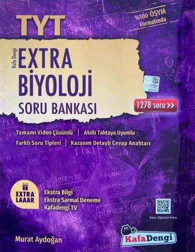 Tyt Biyoloji Soru Bankası Extra - Murat Aydoğan | Kafadengi Yayınları 