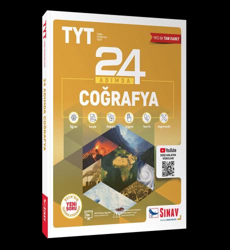 Tyt Coğrafya Konu Anlatımlı Soru Bankası 24 Adımda - Kolektif | Sınav 