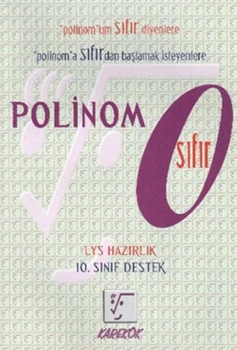Yks Tyt Ayt Polinom Sıfır - Muharrem Duş Sevgi Filizci | Karekök Yayın