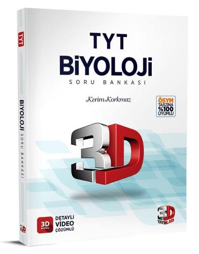 Yks Tyt Biyoloji Soru Bankası - Komisyon | 3D Yayınları - 978625984178