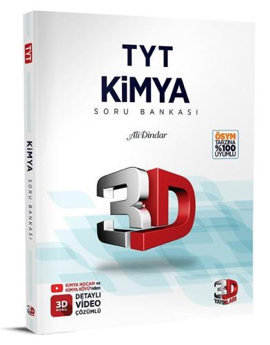 Yks Tyt Kimya Soru Bankası - Ali Dindar | 3D Yayınları - 9786259906065